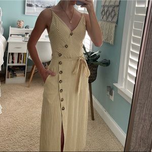 Spaghetti strap maxi dress